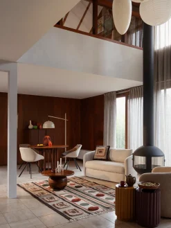 Alfombra artesanal con borlas Haydon, tamaños diferentes