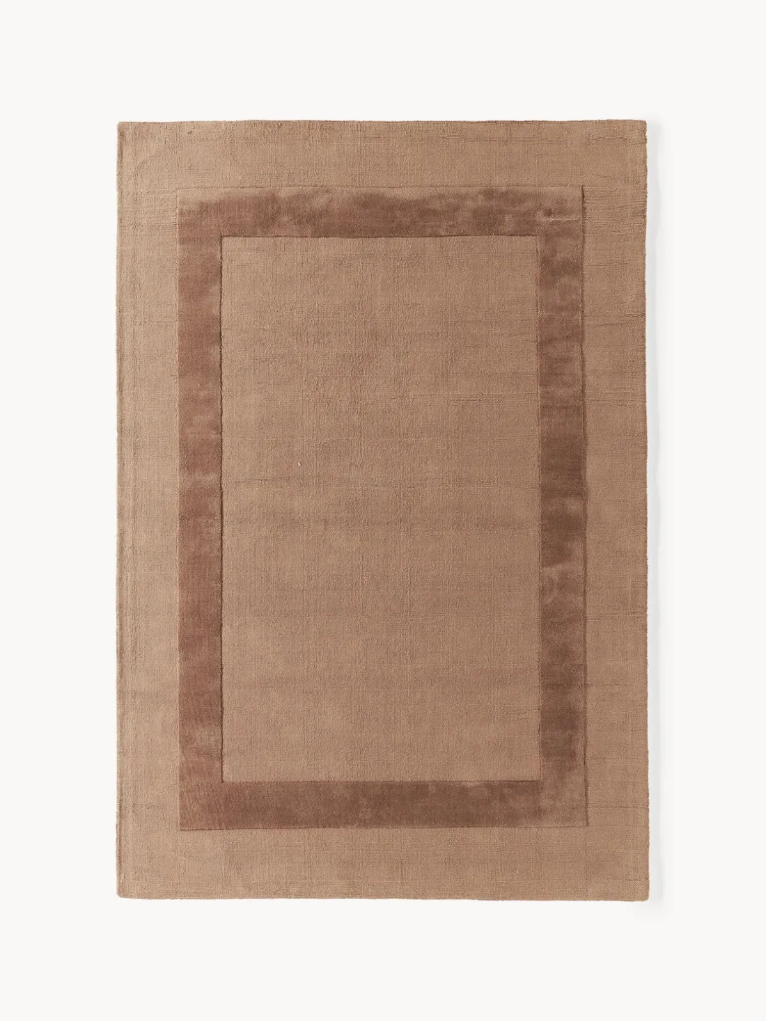 Alfombra artesanal de algodón texturizada Dania