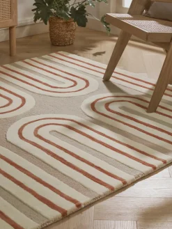 Alfombra artesanal de lana Arne