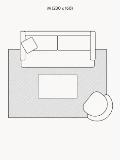 Alfombra artesanal de lana Gwyneth