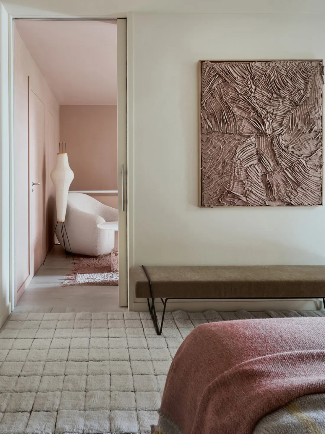 Alfombra artesanal de lana Mosaic