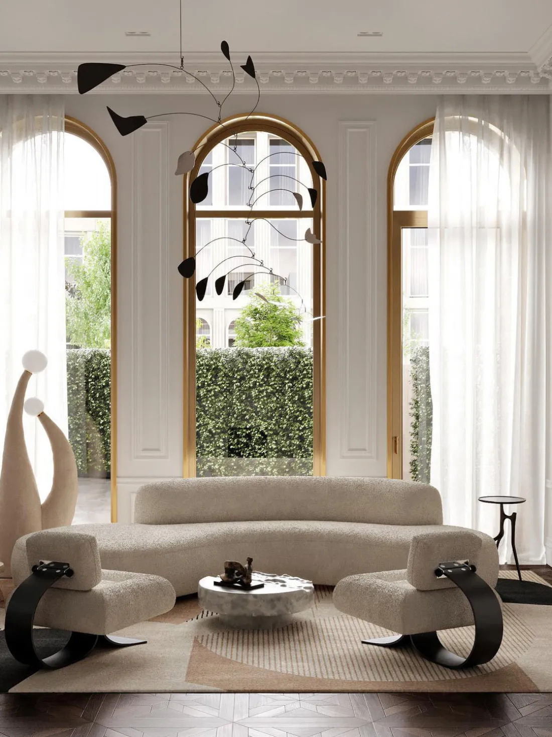 Alfombra artesanal de lana Birch