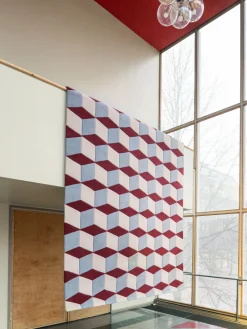 Alfombra artesanal de lana Mulberry Sky