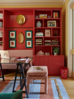 Alfombra artesanal de lana Bamboo