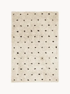 Alfombra artesanal de pelo largo Ayana