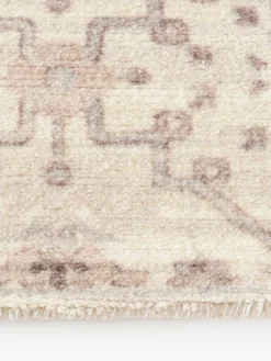 Alfombra artesanal de pelo corto Rosalie