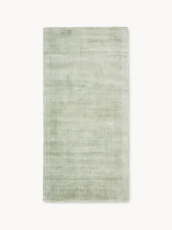 Alfombra artesanal de viscosa Jane