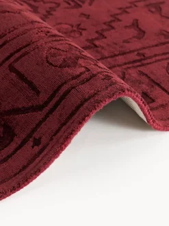 Alfombra artesanal de viscosa Shaila