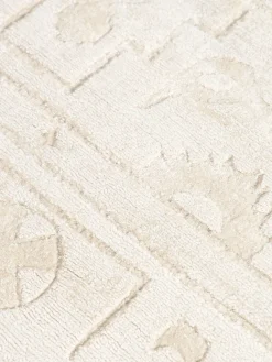 Alfombra artesanal de viscosa Shaila