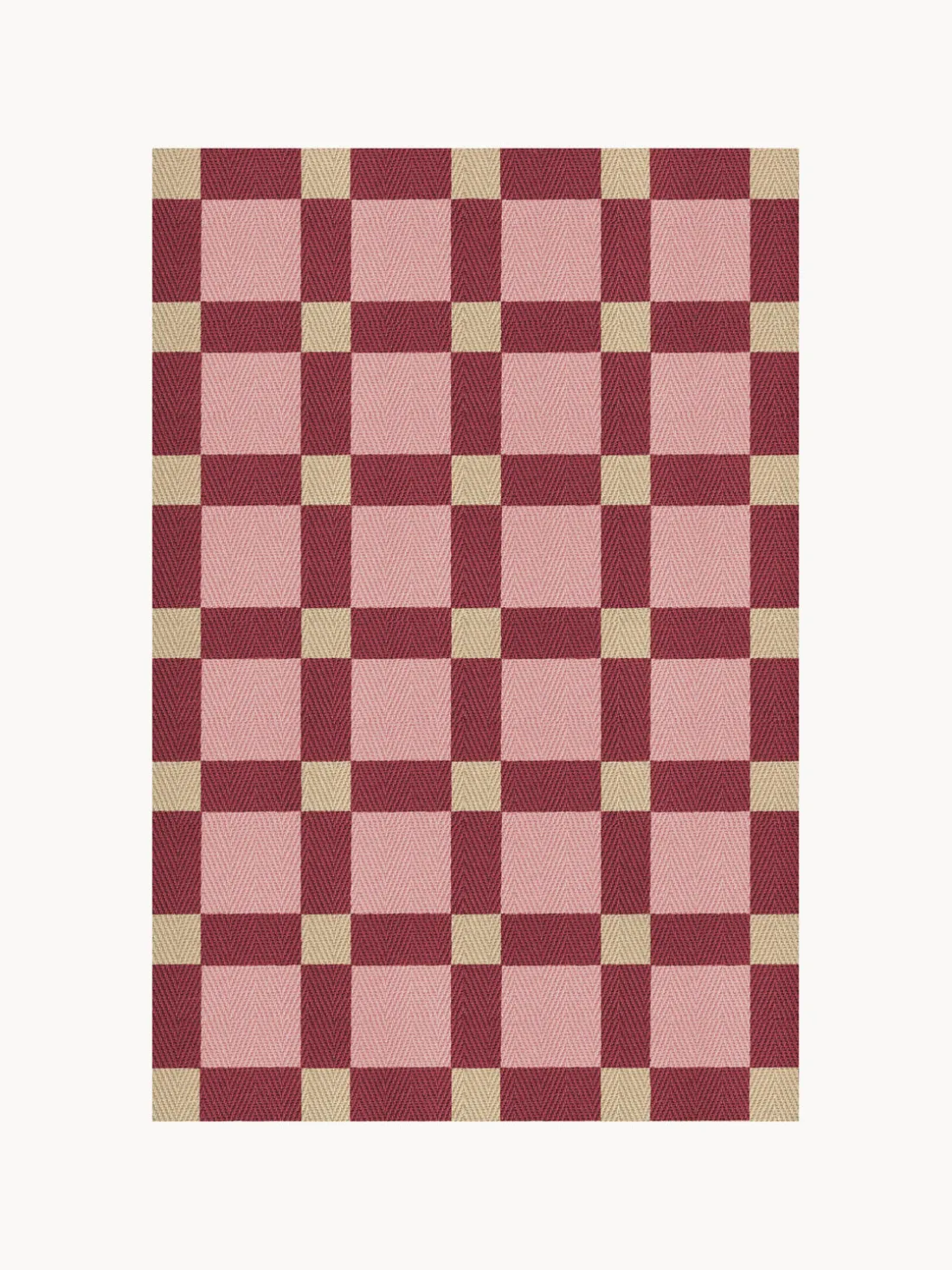 Alfombra artesanal de yute Plum Punsch