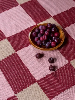 Alfombra artesanal de yute Plum Punsch