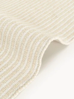 Alfombra artesanal para exterior a rayas Turner