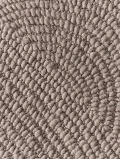 Alfombra artesanal redonda de lana Eleni