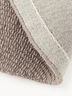 Alfombra artesanal redonda de lana Eleni