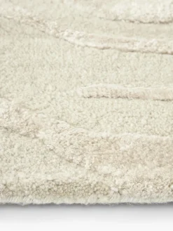 Alfombra artesanal texturizada de pelo corto Winola