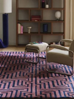 Alfombra artesanal texturizada Monty