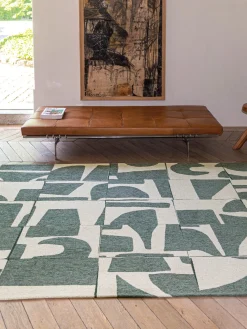 Alfombra con estampado gráfico Campanula