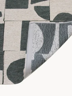 Alfombra con estampado gráfico Campanula