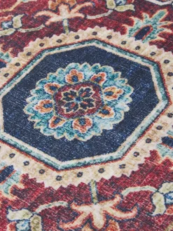 Alfombra con estampado oriental Sylla