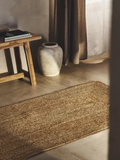 Alfombra corredor artesanal de yute Sharmila