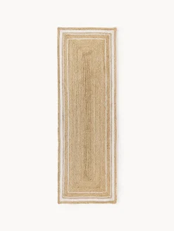 Alfombra corredor artesanal de yute Clover