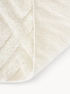 Alfombra corredor artesanal de algodón texturizada Ziggy