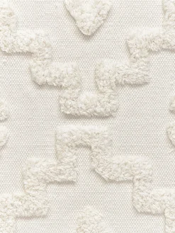 Alfombra corredor artesanal de algodón texturizada Idris