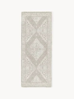 Alfombra corredor artesanal de chenilla Neapel