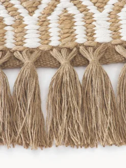 Alfombra corredor artesanal de yute Ramos