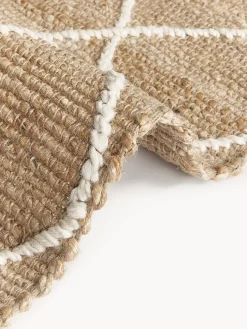 Alfombra corredor artesanal de yute Kunu