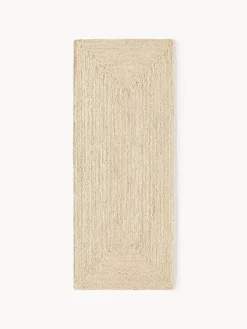 Alfombra corredor artesanal de yute Sharmila