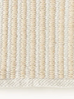 Alfombra corredor artesanal para exterior a rayas Turner