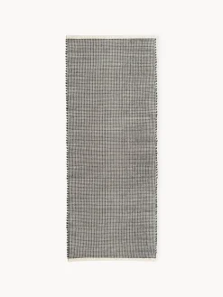 Alfombra corredor artesanal de lana Amaro