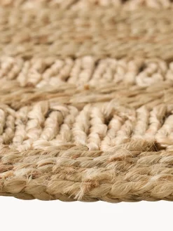 Alfombra corredor artesanal de yute Soleil, tamaños diferentes