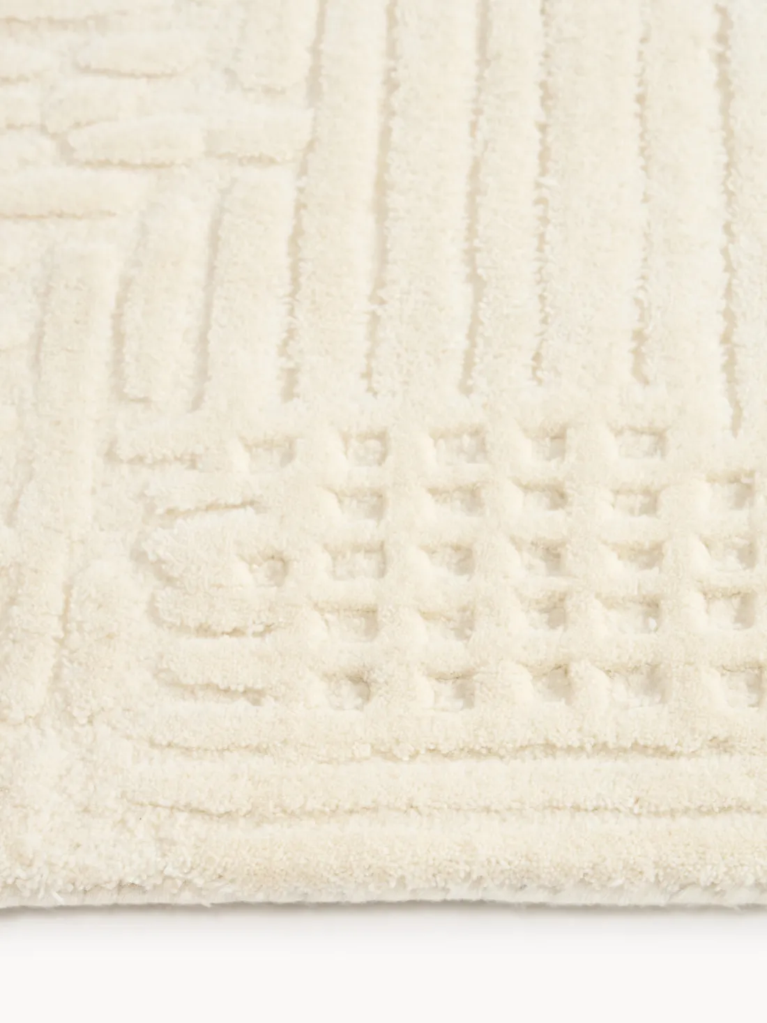 Alfombra corredor artesanal de lana Merima