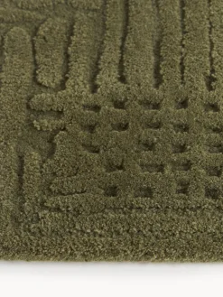 Alfombra corredor artesanal de lana Merima