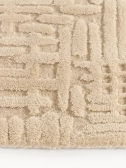 Alfombra corredor artesanal de lana Merima