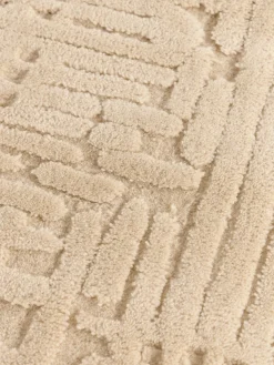 Alfombra corredor artesanal de lana Merima