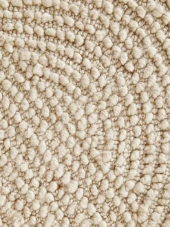 Alfombra corredor de lana artesanal de pelo corto Eleni