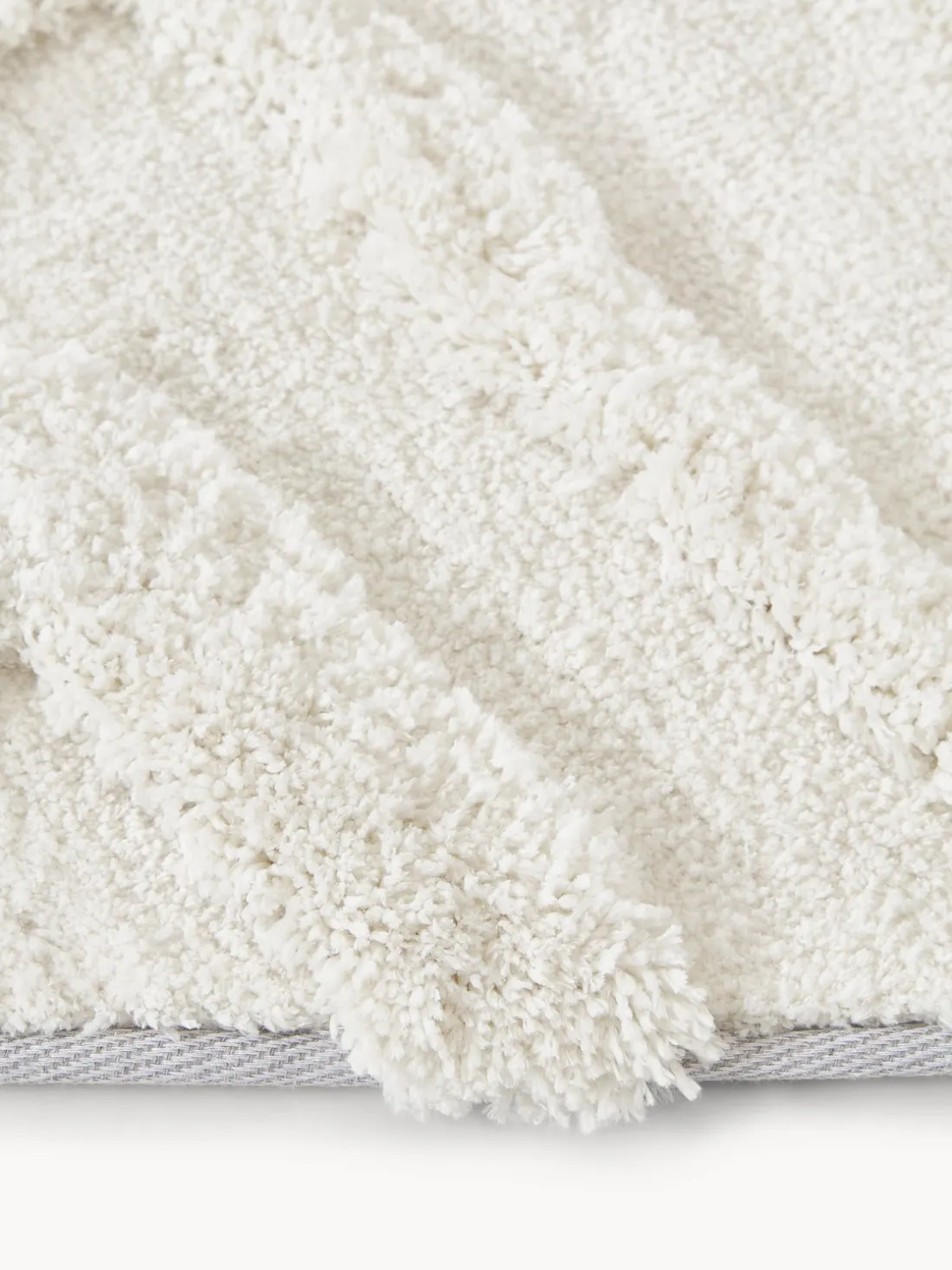 Alfombra corredor de pelo largo texturizada Magda