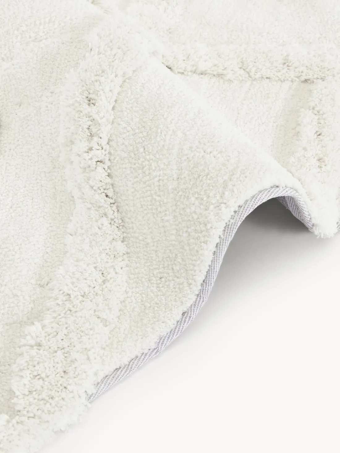 Alfombra corredor de pelo largo texturizada Magda