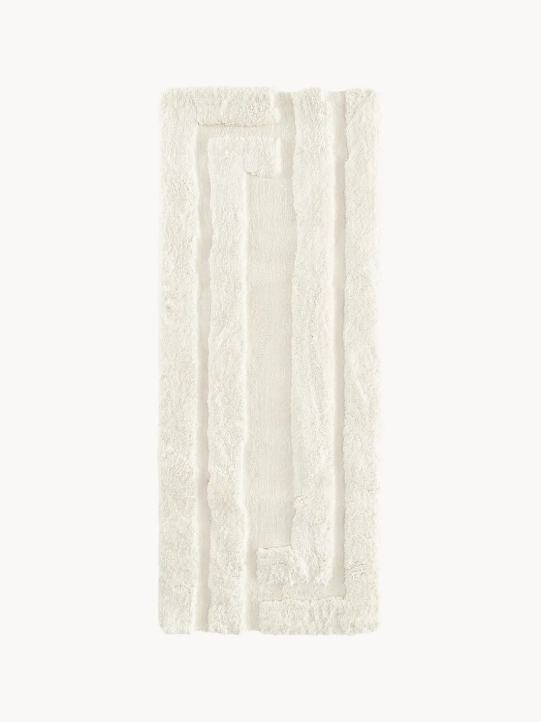 Alfombra corredor de pelo largo texturizada Genève