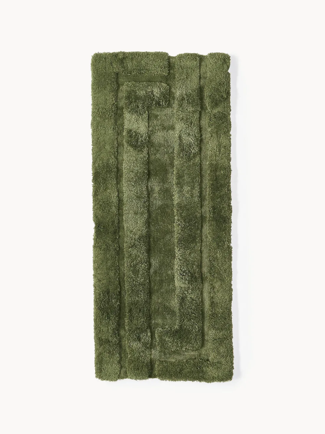 Alfombra corredor de pelo largo texturizada Genève