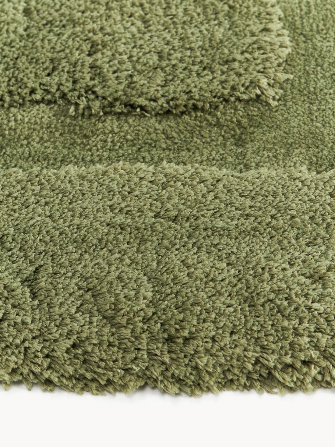 Alfombra corredor de pelo largo texturizada Genève