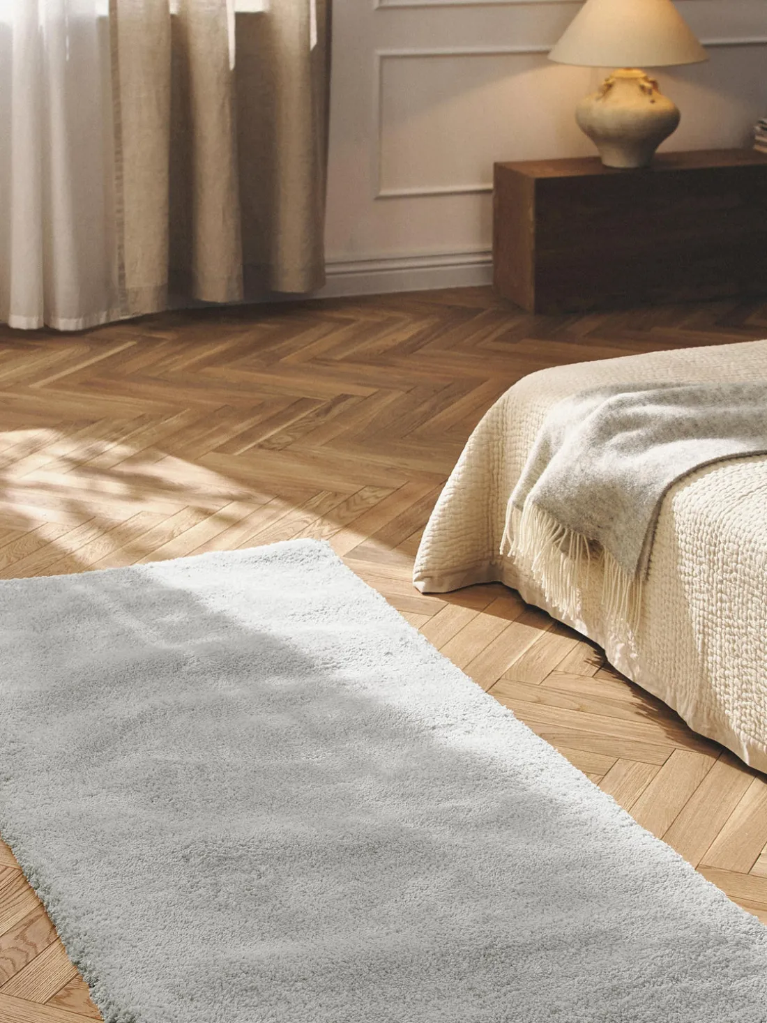 Alfombra corredor de pelo largo Leighton