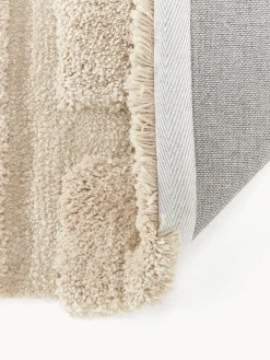 Alfombra corredor de pelo largo texturizada Genève