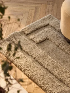 Alfombra corredor de pelo largo texturizada Genève