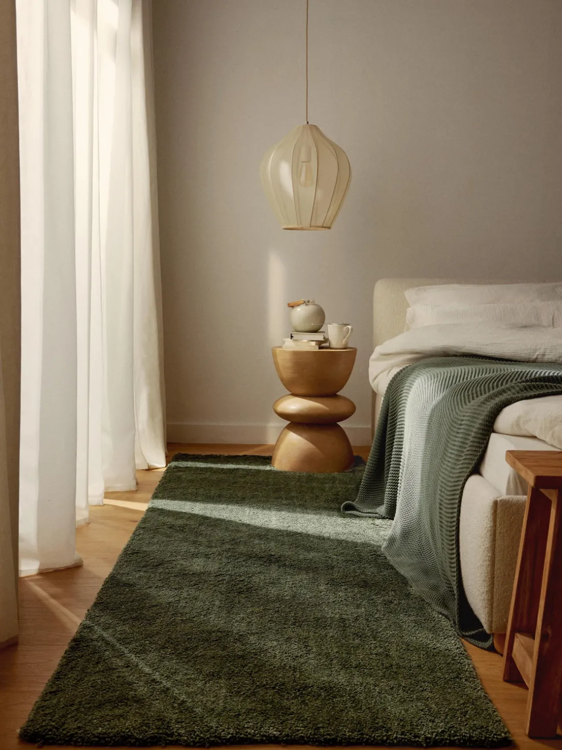 Alfombra corredor de pelo largo Leighton