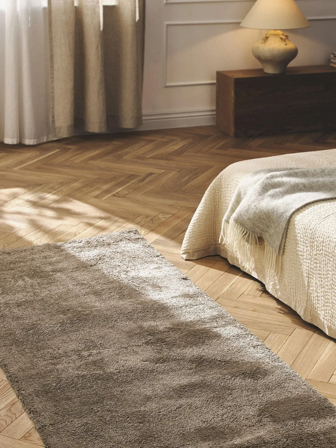 Alfombra corredor de pelo largo Leighton