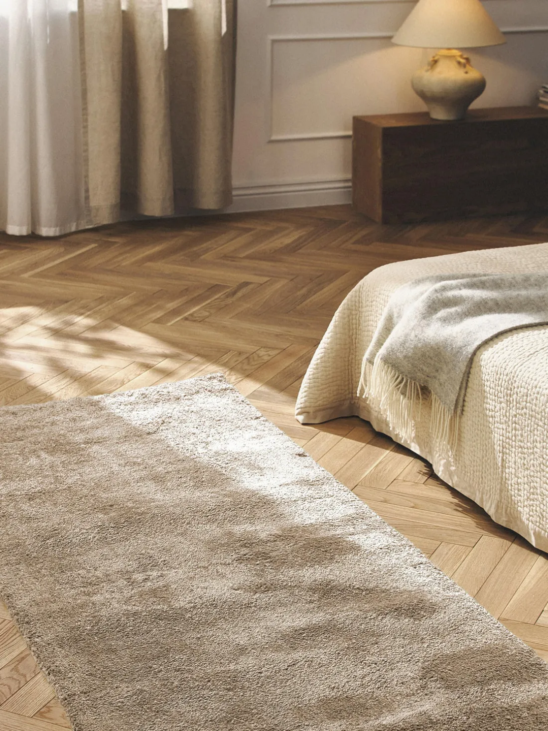 Alfombra corredor de pelo largo Leighton